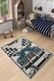 Conceptum Alfombra para Pasillo Multicolor 100 x 150 cm